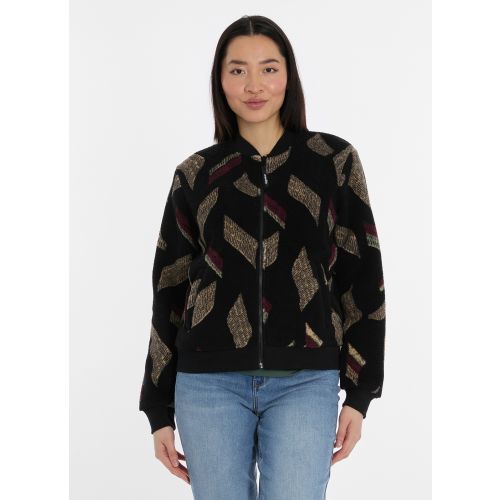 RAGWEAR Damen Plüschjacke CAIRRO Sweatjacke