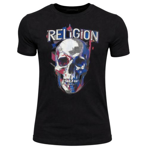 RELIGION Clothing Herren T-Shirt GEOMETRIC SKULL