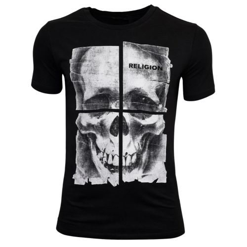 RELIGION Clothing Herren T-Shirt R CROSS