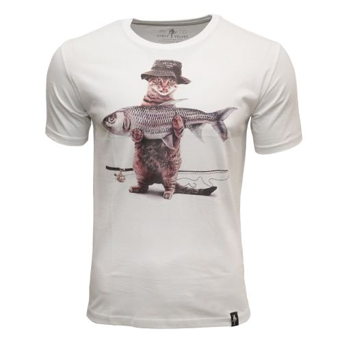 DIRTY VELVET Herren T-Shirt CATFISH