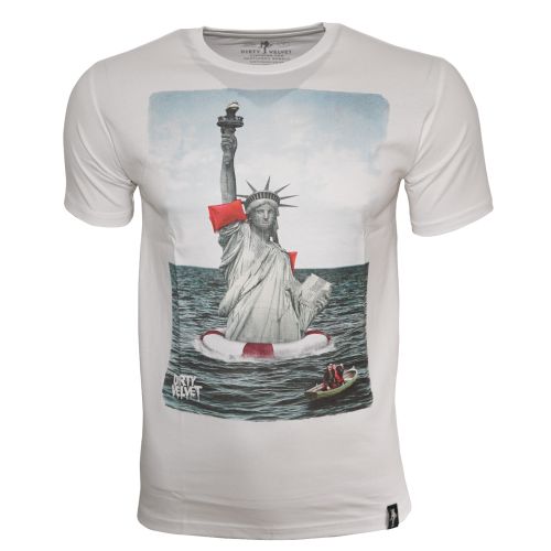DIRTY VELVET Herren T-Shirt IN DEEP WATER