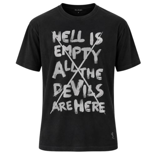 RELIGION Clothing Herren T-Shirt HELL IS EMPTY