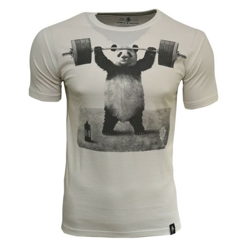DIRTY VELVET Herren T-Shirt PANDA POWER