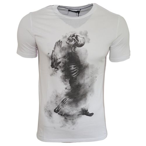 RELIGION Clothing Herren T-Shirt SKELETON CLOUDY