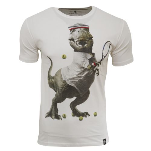 DIRTY VELVET Herren T-Shirt TENNISAURUS REX