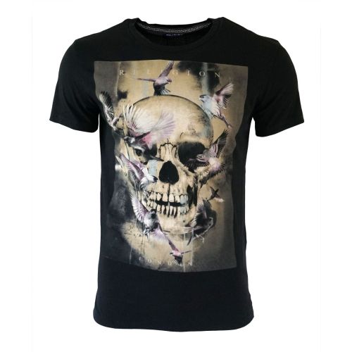 RELIGION Herren T-Shirt CANARY SKULL