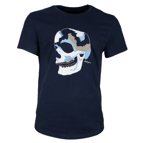 RELIGION Clothing Herren T-Shirt BIG SKULL EMBRO