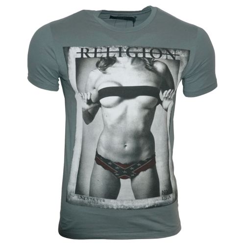 RELIGION Clothing Herren T-Shirt BOOBS TAPE