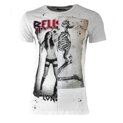 RELIGION Herren T-Shirt ROCK STAR white