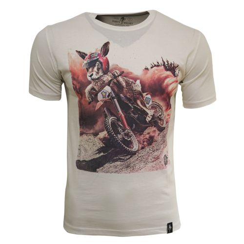 DIRTY VELVET Herren T-Shirt CROSS HARE